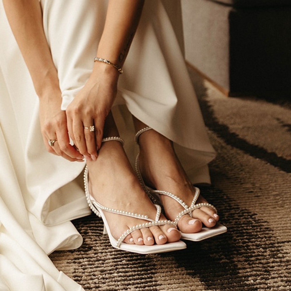 Anthropologie x Jeffrey Campbell Pearl Fluxx Heels